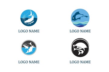 : Green Shrimp Logo – Seafood and Marine Life Icon