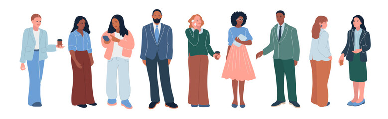 Business Men and Women Characters