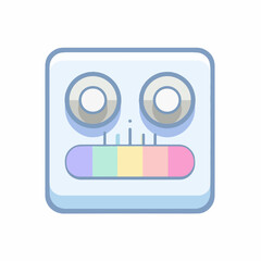 Minimalist Settings Sliders Icon Design
