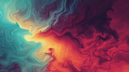 Fototapeta premium abstract background with colorful waves