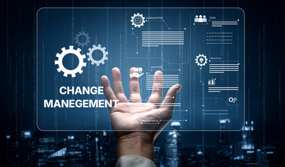 Change management strategy combining innovation, globalization, and teamwork to enable business transformation and emotional engagement in modern organizations Vouch