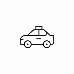 police car  icon sign vector