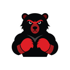 panda bear and heart