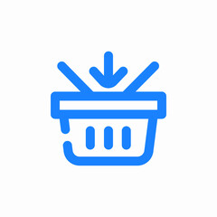 adding item to cart icon sign vector