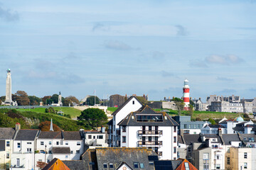 Plymouth Hoe and Smeaton's Tower, Plymouth, Devon, England