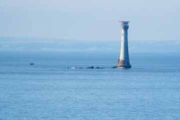 Eddystone Lighthouse near Plymouth Devon, England