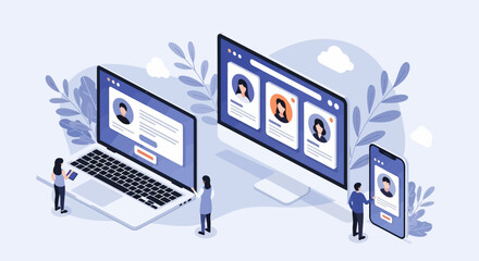 Digital Human Resources Management System for Modern Workforce Engagement and Employee Data Organization