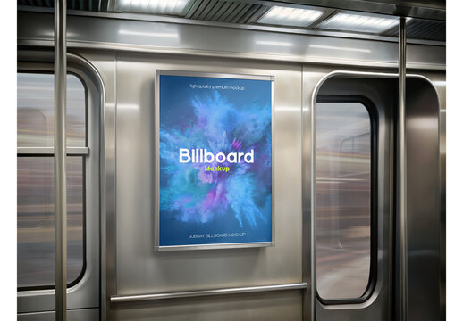 Subway Billboard Mockup 169