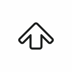 Sleek Upload Arrow Icon Design Element