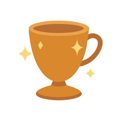 Glazed Pottery Cup With Subtle Shine