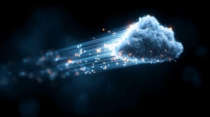 Experience powerful cloud computing with stunning data streams for your innovative tech startup or professional software development project for efficient, secure data management