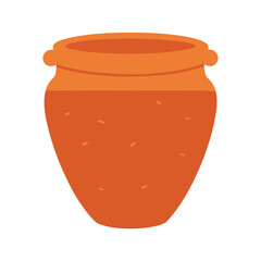 Rustic Terracotta Pot With Natural Texture