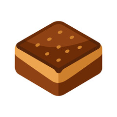 vector of a chocolate cake 