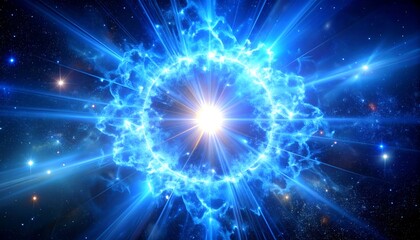 Fototapeta premium Cosmic ring of light