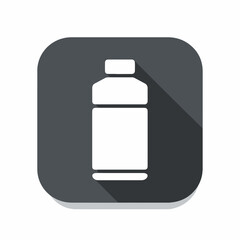 Obraz premium Water Bottle Minimalistic Glyph Icon Design