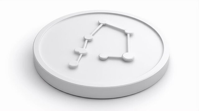 Libra Constellation: Minimalist 3D Animation of Zodiac Sign