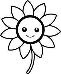 A vibrant vector illustration of flower and butterfly design captures the beauty of spring and summer with bright yellow and pink daisy blossom art elements