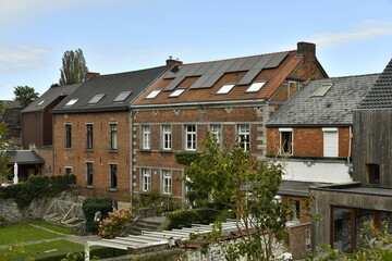 L'architecture typique des maisons traditionnelles à Écaussinnes-Lalaing (Soignies)