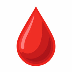 Obraz premium Blood Drop Icon in Classic Style
