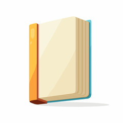 Minimal Book Icon in Flat Design