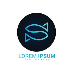 logo, vector, icon, design, symbol, illustration, business, fish, sign, bird, art, company, sea, logotype, shape, concept, element, web, water, nature, color