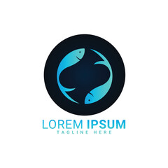 logo, vector, icon, design, symbol, illustration, business, fish, sign, bird, art, company, sea, logotype, shape, concept, element, web, water, nature, color