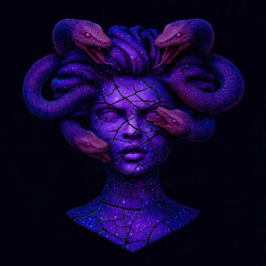 Cosmic Medusa Bust