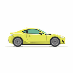 Simple Car Icon, Clean Design
