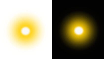 Glowing light explodes isolated on transparent background. Shining glow and bright sunbeam from sunrise. Design element . Sun in the sky