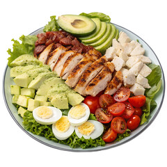 Cobb Salad on transparent background