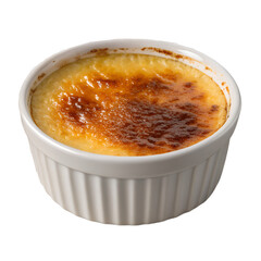 Creme Brulee on transparent background