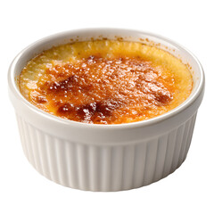 Creme Brulee on transparent background