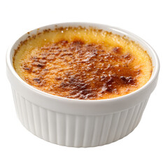 Creme Brulee on transparent background