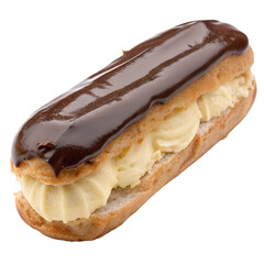 Eclair on transparent background Eclair on transparent background