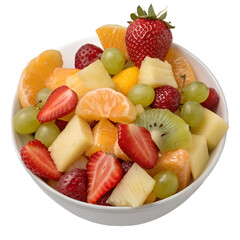 Fruit Salad on transparent background