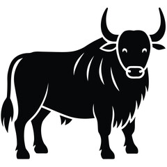 yak vector icon
