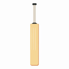Cricket bat flat vector icon design