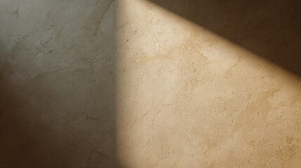 A close-up of a textured surface, possibly stone or concrete, with a soft shadow cast on it.