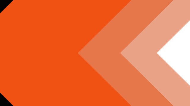 Dynamic Orange and Black Chevron Sliding Transition - Modern Geometric Arrows Wipe Animation for Video Editing Backgrounds, Intros, and Graphics

