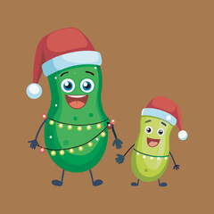 Cute Christmas  Vector art illustration file 
