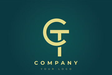 Obraz premium CT Modern Golden Logo