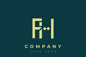 FH Modern Golden Logo
