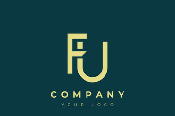 FU Modern Golden Logo