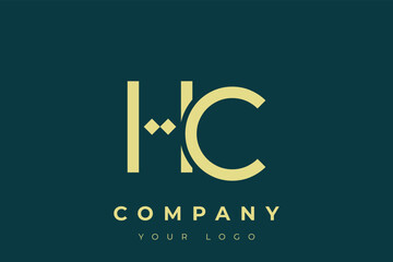 HC Modern Golden Logo