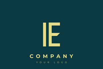 IE Modern Golden Logo