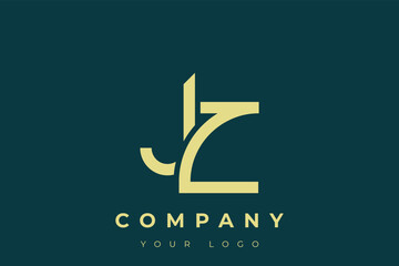 JZ Modern Golden Logo