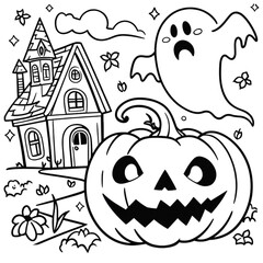 halloween pumpkin house