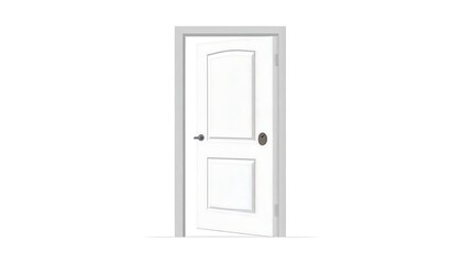 White door open