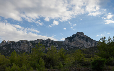 View of Cyprus mountains near Kyrenia