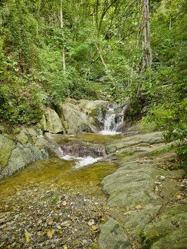 Cascada Quebrada Quintero, cerro El Avila, Caracas Venezuela.